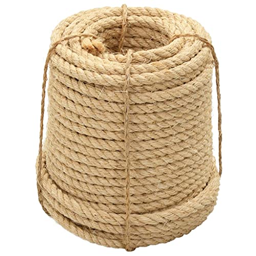 vidaXL Sisalseil 5 STK., Sisal Seil für Kratzbaum Kratzturm Kratzbrett, Kratzbaumseil für Katzen, Kratzseil Katzen Kratz Seil Katzenzubehör, 14 mm 100 m von vidaXL