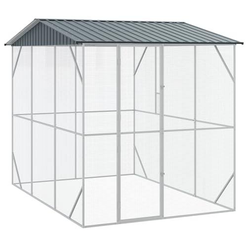 vidaXL Voliere Anthrazit 310x227x247 cm Stahl vidaXL Voliere Anthrazit 310x227x247 cm Stahl von vidaXL