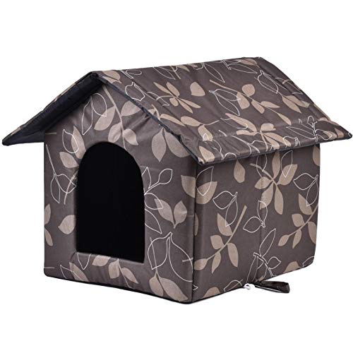 Outdoor Pet House, Pet Products Warm House Dog Shelter, Faltbares Wasserdichtes Oxford-Stoff-Haustierhaus Für Drinnen Und Draußen von vincente