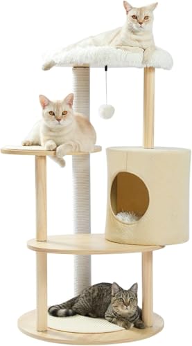 Kaktus-Katzenbaum, Katzenturm mit Sisal, Kratzbaum, Brett für Katzen im Innenbereich, Katzenwohnung, Kitty-Spielhaus (D Talla ?nica) von vkeid