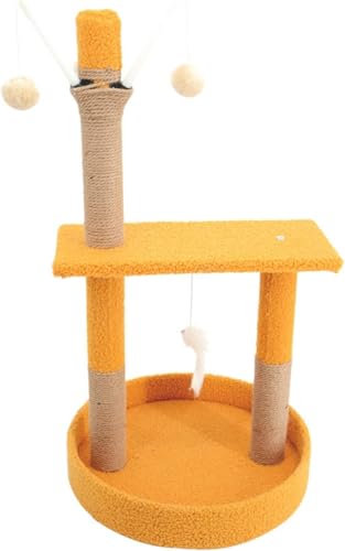 Katzen-Kletterbaum, Katzen-Klettergerüst, großer Katzen-Katzennestbaum, EIN Katzenspielzeug mit Nest, Katzen-Sprungplattform, Greifsäule, kletterndes Katzenregal, Katzenbaum-Vision von vkeid