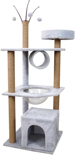 Katzenkletterbaum Katzenklettergerüst, Kratzbaum, Raumkapsel, mehrschichtiges Katzenstreu, Katzenvilla, Katzenspielzeug, Haustierspielzeug, Katzenkratzbrett Cat Tree Vision von vkeid