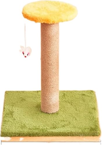 Kratzbaum für große Katzen, kleine Katzen, Kletterspaß, lindert Langeweile, Baumhaus, Katzenkratzer, Klettergerüst, Katzenkratzbaum, Katzenbaum, Hausmöbel, Katze (Größe: rund, weiß). Vision von vkeid