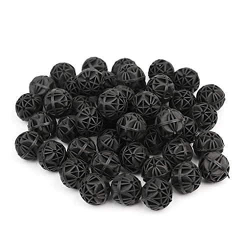 vreplrse Aquarium Pond Reefs Bio Balls 16 mm Aquarium Ball Kanister mit biochemischer Baumwolle Nass Trocken Filter Wiederverwendbare Schwammmedien von vreplrse