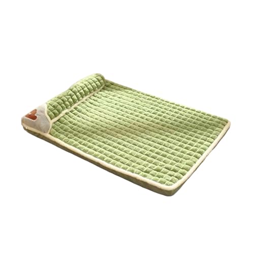 vreplrse Plüsch Winter Haustiermatte bietet gemütlichen Ruheplatz für Katzen, Haustierbetten für Hunde, Heimtierbedarf, Hundebetten, Bett für Katzen, große Hunde, Grün, m:60 * 40CM von vreplrse