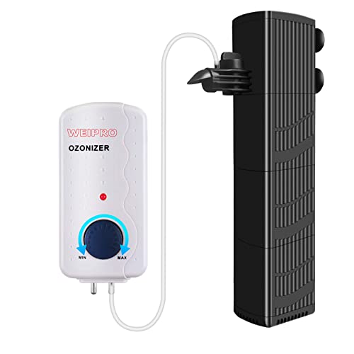 Weipro Aquariumfilter und Ozongenerator-Set TCE900, Grünwasser-Killer-Maschine, Aquarium-sauberer Filter, geeignet für 35-122 Liter Aquarien. von Weipro