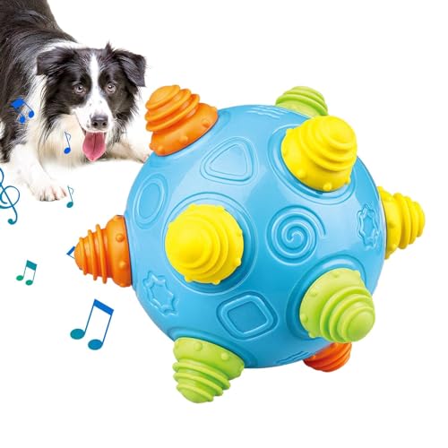 weiting Hundeball, blinkendes, beleuchtetes Spielzeug, Springender Aktivierungsball für Hunde | Sicherer und harmloser Leuchtball | Haustier-Hüpfbälle, interaktives Springspielzeug für Hunde von weiting