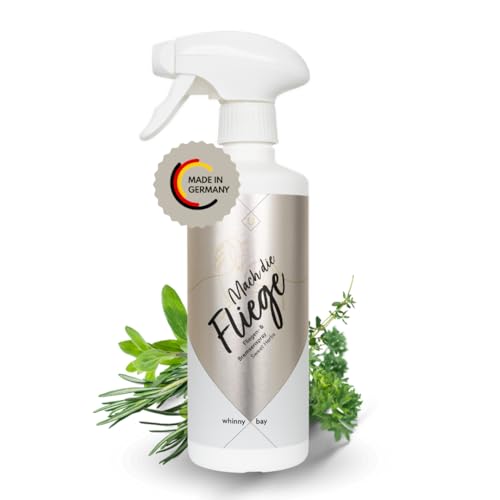 whinny X bay Fliegenspray Mach die Fliege - Insektenschutzspray mit Kräuterduft 500ml von whinny X bay