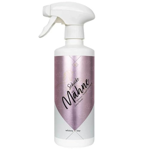 whinny X bay Mähnenspray Schicke Mähne - Glanzspray Lotus Flower 500ml von whinny X bay