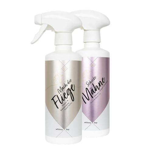 whinny X bay Pflegeset - Mähnenspray & Fliegenschutzspray im Vorteilspaket von whinny X bay