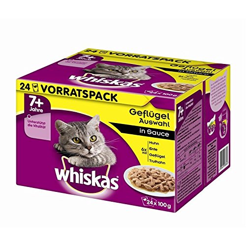 Whisk. Pb MP 7+ Geflügelauswahl in Sauce | 2x24x100g von whiskas