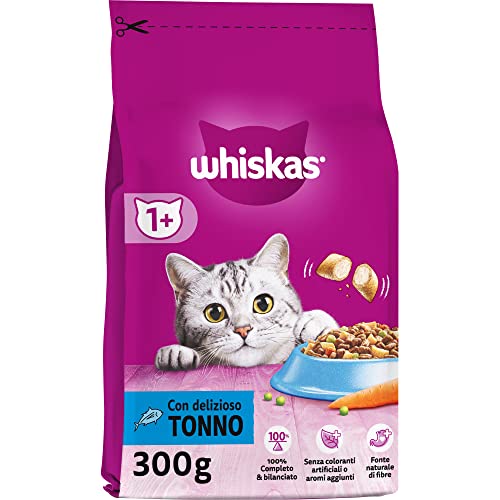 Whiskas Croccantini Adult 1+ mit Thunfisch - Trockenfutter für ausgewachsene Katzen, 14er Pack (14 x 300 g) von whiskas