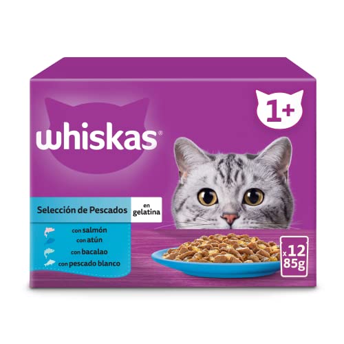 Whiskas Nassfutter für Katzen Auswahl Fisch Multipack 12 x 85 g von whiskas