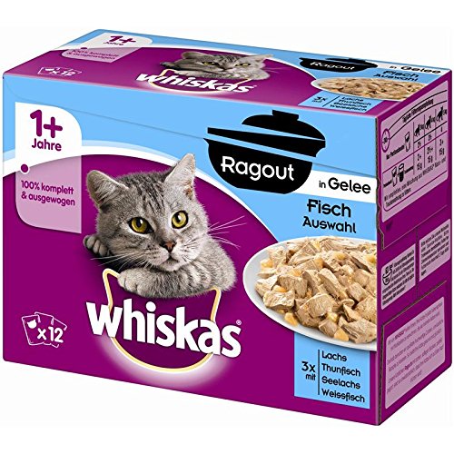 Whiskas Pb MP Ragout 1+ Fisch in Gelee 4x12x85g von whiskas