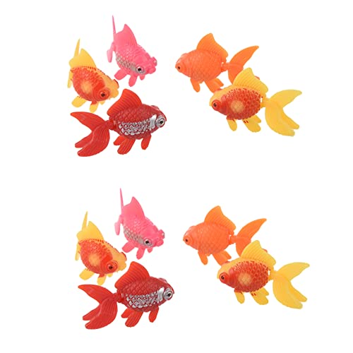 Vorfaove 10 Stück künstliche Kunststoffornamente für Aquarien – Goldfisch. von wiianoxd