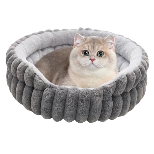 wiroouia Katzenbetten | Stylische Haustierbetten,Donut Wärme Zubehör für gemütlichen Schlafbereich für Welpen, Kätzchen, Outdoor, Reise und Winter wiroouia Katzenbetten | Stylische Haustierbetten,Donut Wärme Zubehör für gemütlichen Schlafbereich für Welpen, Kätzchen, Outdoor, Reise und Winter von wiroouia