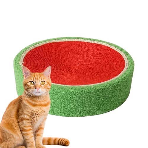 wiroouia Sisal-Katzenkratzbrett, Katzenkratzschalenbett, Kratzbecken, rutschfeste Schüssel für Haustierkatze, Interaktives Katzenspielzeug für den Innenbereich zum Möbelschutz für Arbeitszimmer, von wiroouia