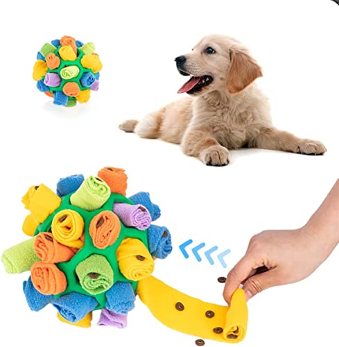 wosynm Schnüffelball für Hunde,Schnüffelteppich Schnüffelspielzeug Interaktives Hundespielzeug Interaktive Hunde Schnüffelmatte für Kleine Mittelgroße Hunde Haustier von wosynm