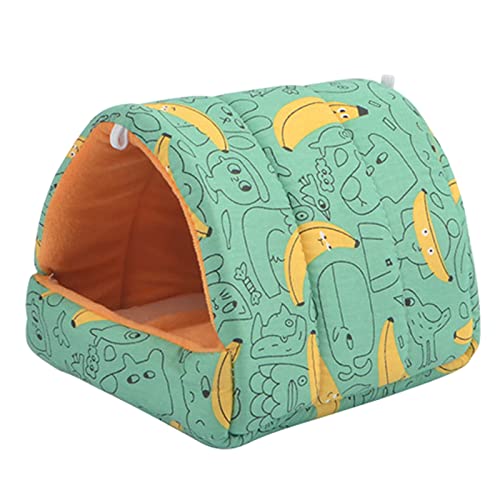 Bed Warm Plush House Tent Cave Cage Decor Accessories For Sugar Dwarf Hamster Small von xbiez