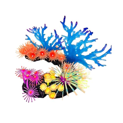 xbiez Life Like Corals Seegras Aquarium Dekoration Aquarium Aquarium Aquarium Unterwasserornament Korallen Fisch Dekoration von xbiez