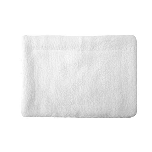 xctopest Bequeme Plüsch-Bettmatte für kleine Haustiere, warm, für Igel, Meerschweinchen, Chinchillas, niederländisches Schwein [Haustierbedarf] (White) von xctopest