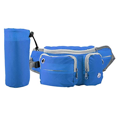 xctopest Hundetrainings-Leckerli-Taschen, Taillen-Aufbewahrungstasche, Reisezubehör für die Laufleine, Haustier-Nylon (Blue) von xctopest