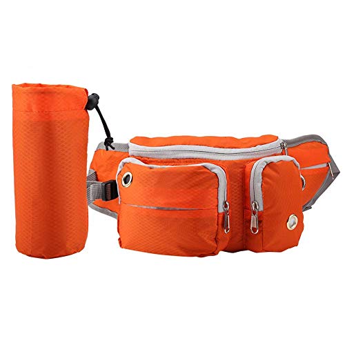 xctopest Hundetrainings-Leckerli-Taschen, Taillen-Aufbewahrungstasche, Reisezubehör für die Laufleine, Haustier-Nylon (Orange) von xctopest