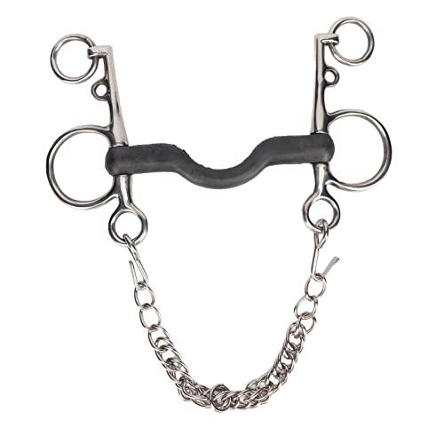 xctopest Snaffle Bits Keychain, Horse Bit Key Knot Keychain Stainless Steel Secure Practical Easy to Finish with Uniform Pressure Hand Polishing, Horse Keychain Suitable for All Horse (127MM) von xctopest
