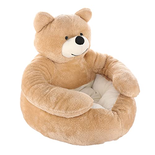 xiaonu Hundebett Kleine Hunde Kuscheliges Hundebett Winter Warm Cute Bear Hug Katzenschlafmatte, Plüsch Große Hündchen Kissen Sofa Komfort Heimtierbedarf Für Kleine Katzen von xiaonu