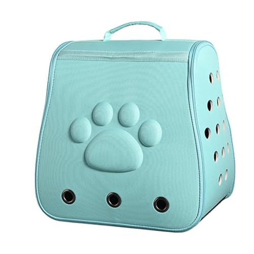 Haustier Rucksäcke Faltbare Transporttasche Für Katze Hund, Haustier Tragetasche Katzentasche Hundetasche Für Kleine Katzen Und Hunde, Weiche, Atmungsaktive Haustiertrage 42x38x27 cm von xowwyue