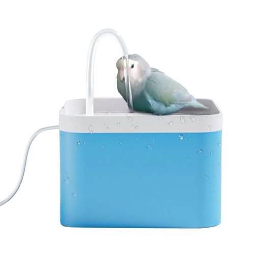 xowwyue Automatisches Vogelbad, elektrisches Vogelbad,Automatische Vogelbadewanne - Shotet Fountain Duschwanne für Cockatiel Shelakeets Conures Lovebirds von xowwyue