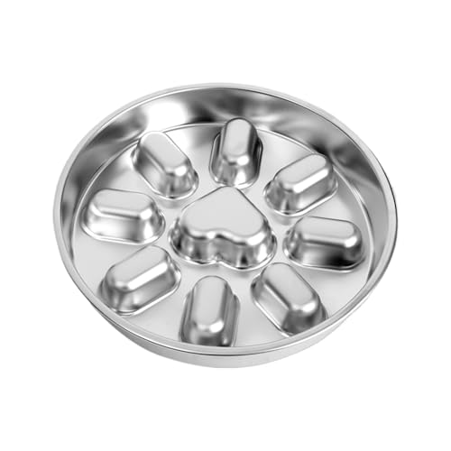 xowwyue Langsamfressnapf Für Hunde - Hundenapf Mit Verzögerter Futteraufnahme - Edelstahl Anti-Rutsch Intelligenzspielzeug Schüssel Zur Magendrehungsvorbeugung Und Beschäftigung Für Welpen xowwyue Langsamfressnapf Für Hunde - Hundenapf Mit Verzögerter Futteraufnahme - Edelstahl Anti-Rutsch Intelligenzspielzeug Schüssel Zur Magendrehungsvorbeugung Und Beschäftigung Für Welpen von xowwyue