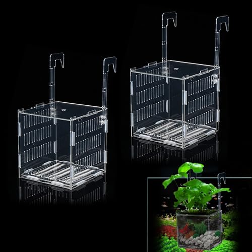 Aquarium Pflanzenhalter, Aquarium Saugnäpfe Wasserpflanzentopf Aquarium, Aquarium Zubehör für Wasserpflanzen Pflanzenaufhänger Aquarium Dekoration, 2 Stück von xtemtoamz