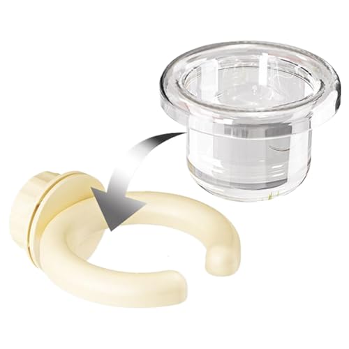 yakermur SCAKEET -Wasserspender für Käfig, Vogelfutterleiter für Käfig | Clear Food Bowl Bird Feeder Wasserspender - Haustiervorräte, Kleintiertrinker, Shot -Käfig -Accessoires für Cockatiel Lovebird von yakermur