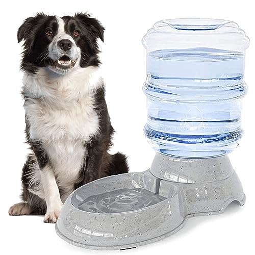 Automatischer Hunde-Wasserspender, 3 Gallonen, 5 l, automatische Wasserspenderstation, Haustier-Bewässerung für große Hunde und Katzen, große Kapazität für Katzen und große Hunde von yalcamoz