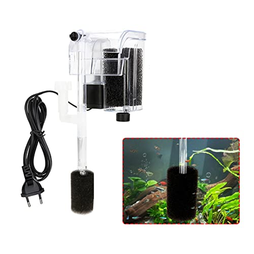 3-in-1 Wasserfall-Außenfilter zum Aufhängen, Quarium-Sauerstoffpumpe, Wasserfilter für kleine Aquarien von yanhe