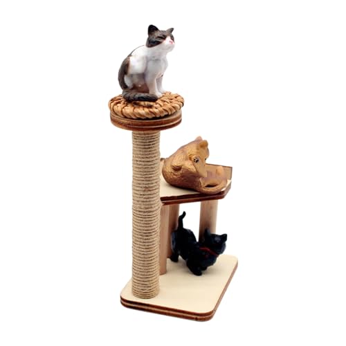 Puppenhäuser Klettergerüst Szene Baum Spielzeug Möbel Haus Katzen Baum Puppenhäuser Möbel für Liebhaber Puppenhäuser Klettergerüst von yanwuwa