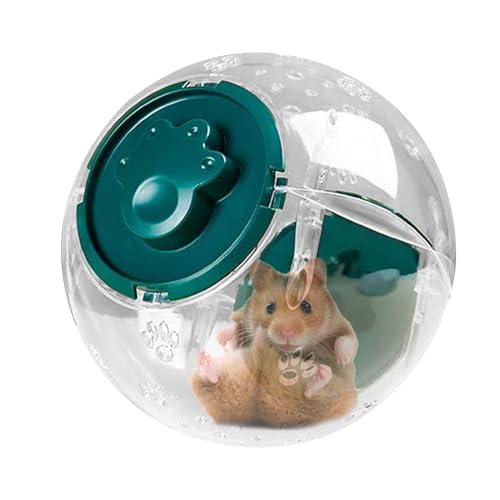 yanzisura Rennmaus-Ball, transparent, leise, Hamster-Fitness-Rad, multifunktionales Radkäfig-Zubehör, kleine Haustiere, Aktivität für Freunde, Kinder, Erwachsene, Teenager, Familie yanzisura Rennmaus-Ball, transparent, leise, Hamster-Fitness-Rad, multifunktionales Radkäfig-Zubehör, kleine Haustiere, Aktivität für Freunde, Kinder, Erwachsene, Teenager, Familie von yanzisura