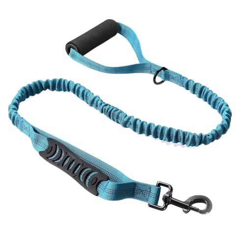 Elastische Hundeleine – Hundeleine zum Spazierengehen, reflektierende Nylon-Haustierleine | -Proof Elastic Pet Dog Walking Reflektierende Heimtierbedarf Hund, stoßdämpfende reflektierende Haustierlein von ycezw