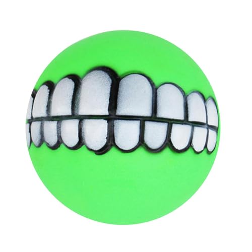 ycezw Beißball für Hunde, Beißball für Hunde - Großer Hunde-Quietschball | Sicherer PVC-Spielzeugball für große Hunde mit Sound für Welpen, interaktives Spielzeug, Spielhelfer im Freien von ycezw