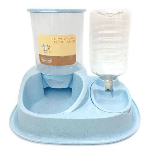 Doppelnapf Pet Feeder Set - Kätzchen Wasserspender und Automatisches Welpenfutter von yeeplant