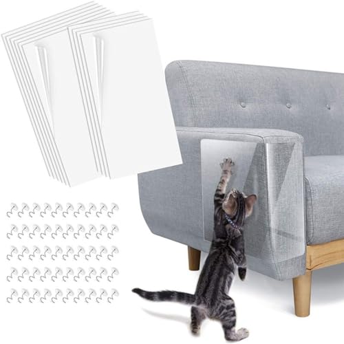 Guard Niture Kratzkatze, Pin Twist Niture, Kunststoff, weich, transparent, Schutz, Zuhause, Innenbereich, wiederverwendbar, leicht von yeeplant