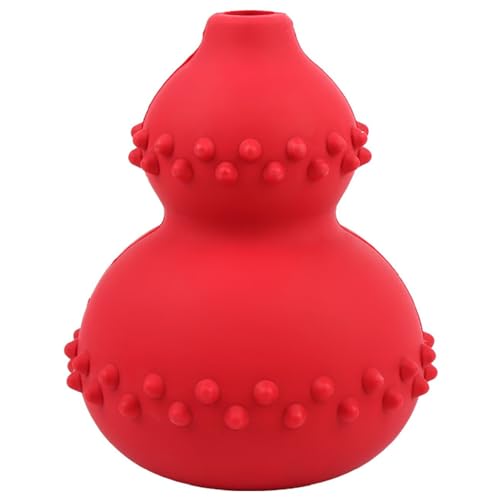 Interaktives Kauspielzeug zum Zahnen für Welpen - Langlebiges Gummi-Welpenspielzeug für Leckerli-Dosierung, Spaß im Freien und Zahngesundheit von yeeplant