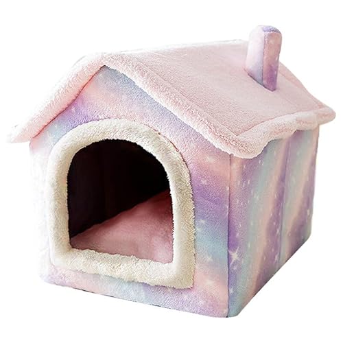 Nesting Dog Bed Cozy Cave Washable Plush Soft Cute Pet House Sleeping Warm Cat Cave Bed Nest von yeeplant