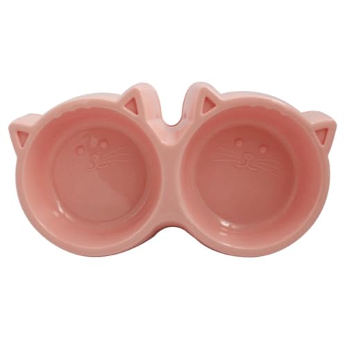 Universal Dual Pet Bowl für Katzen und Hunde - Wiederverwendbarer, einfacher Kunststoff Katzenfutter und Wassernapf von yeeplant