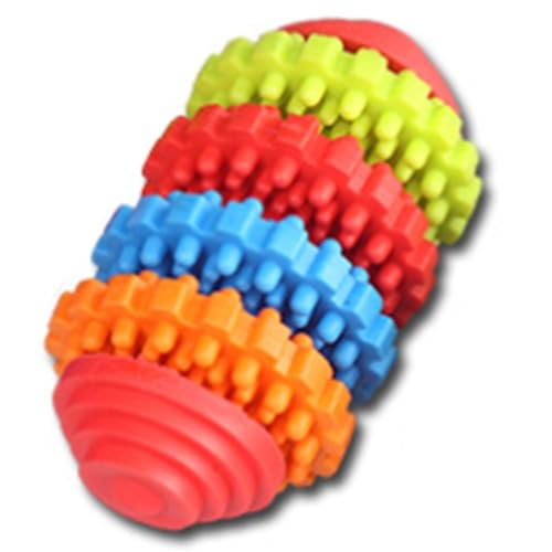 yeeplant Puppy Molar Gear Interaktives tragbares lustiges Spielzeug, waschbar, buntes Spielzeug, Haustier-Training, Zahnbürste, Welpenspielzeug, Kauspielzeug für Hunde von yeeplant