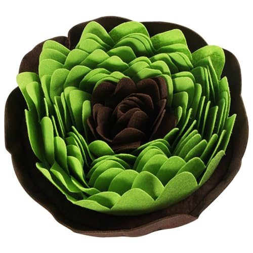 yeeplant Puppy Snuffle Mat Interactive Puzzle Game Funny Flower Large Toy Slow Feeding Biting Foraging Food Indoor von yeeplant