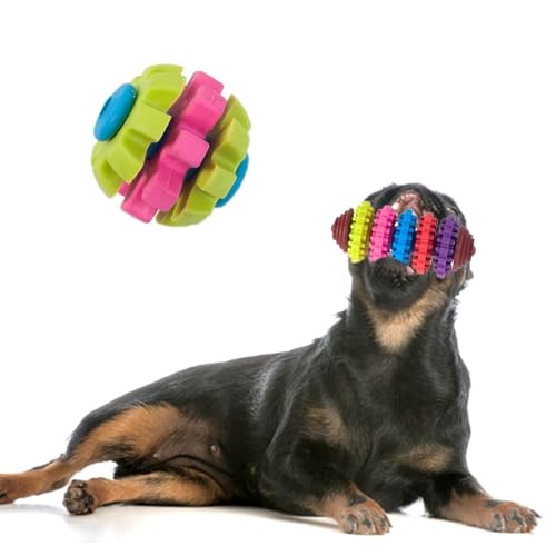 yeeplant Robustes, lustiges interaktives Hundespielzeug aus Gummi, 2 Stück, Beißtraining, Apportierspielzeug für Welpen von yeeplant