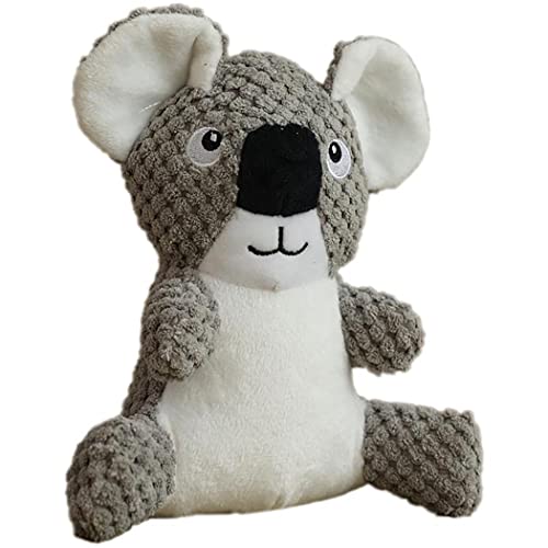 yeeplant Squeaker Chewers Puppy Cord Soft:Toy Koala Decorative Squirrel Large Training Funny Soft Cleaning Tooth Toy von yeeplant