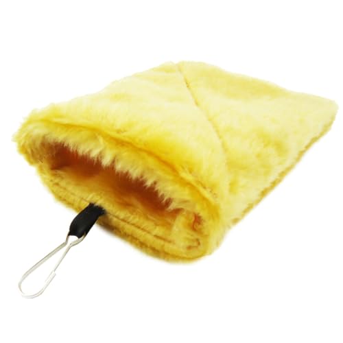 yeeplant Warmer leichter weicher Plüsch-Schlafsack für Hamster und Eichhörnchen, Hängebett, wiederverwendbar und waschbar von yeeplant